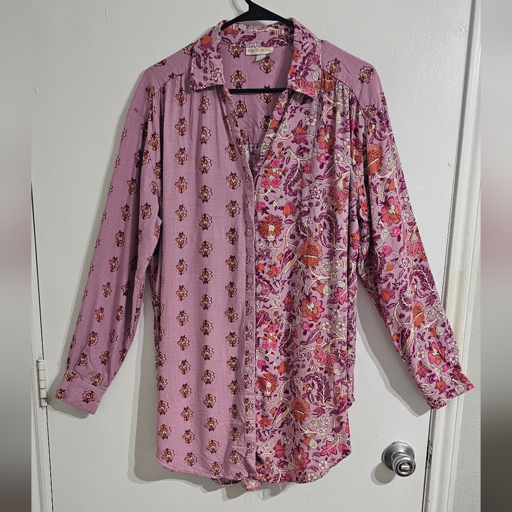 Knox Rose‎ Lavender Floral Blouse